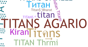 Kælenavn  - Titans