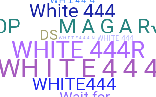 Kælenavn  - WHITE4444