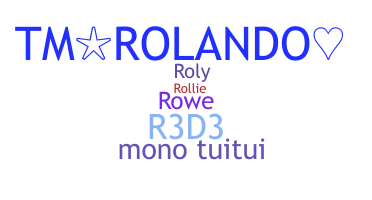 Kælenavn  - Roland