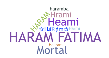 Kælenavn  - Haram
