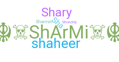 Kælenavn  - Sharmi