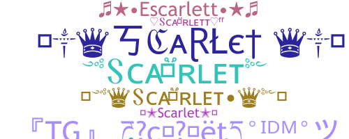 Kælenavn  - Scarlet