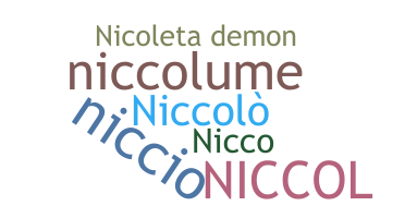 Kælenavn  - Niccol