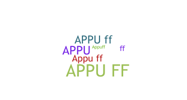 Kælenavn  - AppuFF
