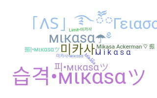 Kælenavn  - Mikasa