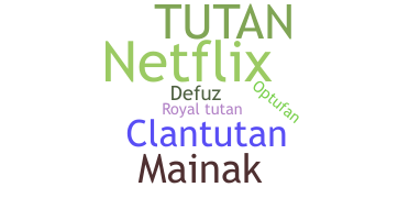 Kælenavn  - Tutan