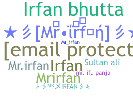 Kælenavn  - mrirfan