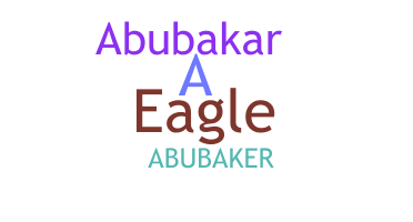Kælenavn  - Abubaker