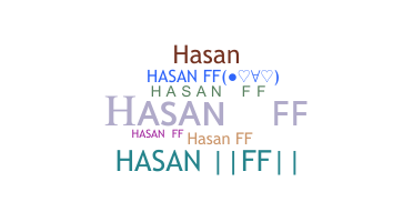 Kælenavn  - Hasanff