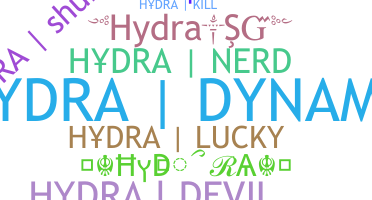 Kælenavn  - Hydra