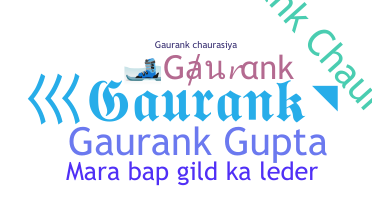 Kælenavn  - Gaurank