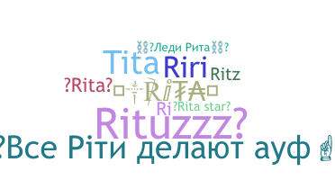 Kælenavn  - Rita