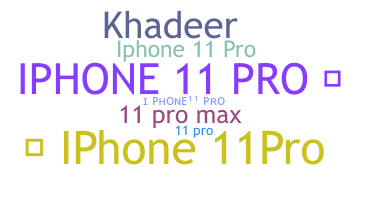 Kælenavn  - Iphone11pro