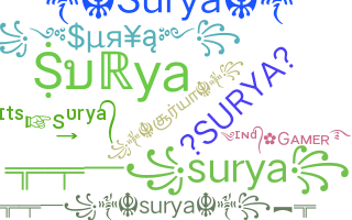 Kælenavn  - Surya