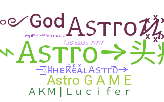 Kælenavn  - Astro
