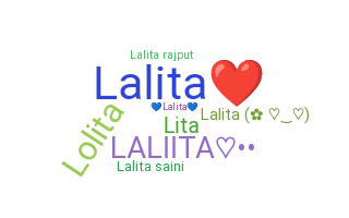 Kælenavn  - Lalita