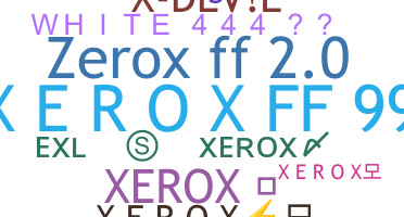 Kælenavn  - Xerox