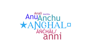 Kælenavn  - Anchal