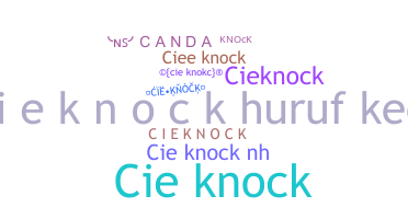 Kælenavn  - CieKnock
