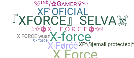 Kælenavn  - Xforce