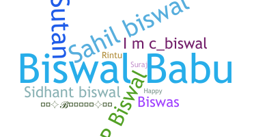 Kælenavn  - Biswal