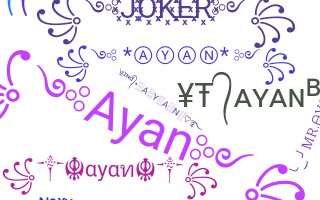 Kælenavn  - Ayan