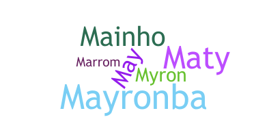 Kælenavn  - Mayron