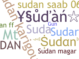 Kælenavn  - Sudan
