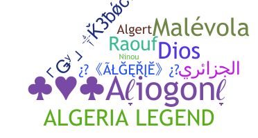Kælenavn  - Algeria