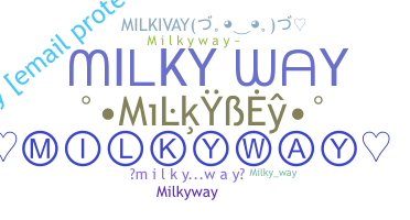 Kælenavn  - MilkyWay
