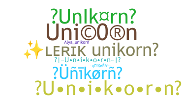 Kælenavn  - UniKoRn
