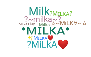 Kælenavn  - Milka