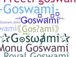 Kælenavn  - Goswami