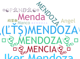Kælenavn  - Mendoza