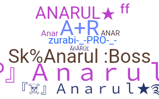 Kælenavn  - Anarul