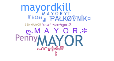 Kælenavn  - Mayor