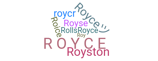 Kælenavn  - Royce