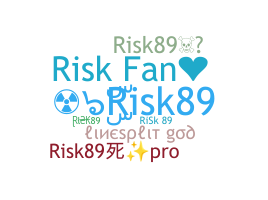 Kælenavn  - risk89
