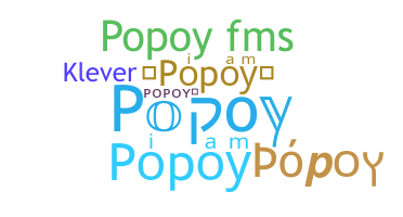 Kælenavn  - Popoy