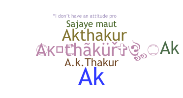 Kælenavn  - AkThakur