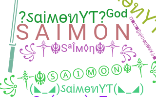 Kælenavn  - Saimon