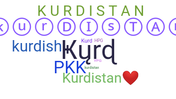 Kælenavn  - kurdistan