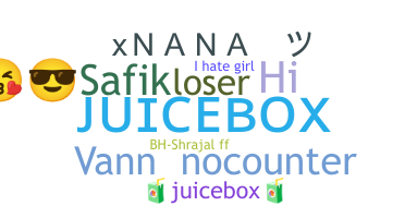 Kælenavn  - Juicebox