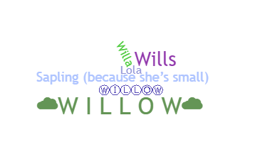 Kælenavn  - Willow