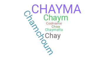Kælenavn  - Chayma
